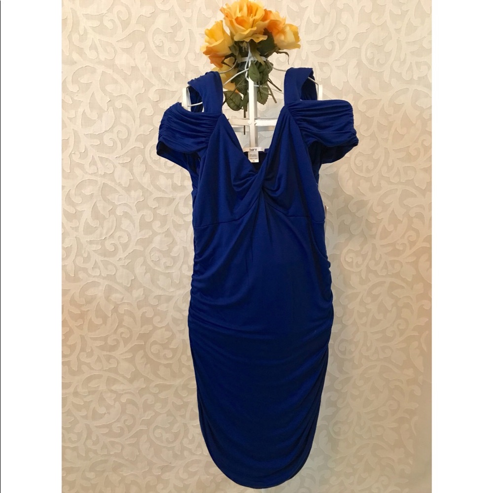 Bar III Fitted Blue Dress - Size XL